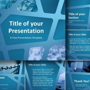 Blue Web Template for PowerPoint and Google Slides